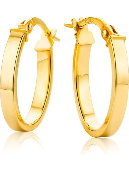 Revoni Złote kolczyki-kreole rozmiar: onesize. Żółte kolczyki Revoni, złote. Za 633.92 zł.