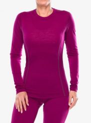 Bluza termoaktywna damska Sensor Merino Active Tee L/S. Fioletowe bluzy Sensor, na zimę, l, bez wzorów, z materiału, bez kaptura. Za 304.99 zł.