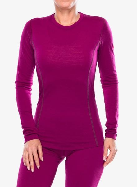 Bluza termoaktywna damska Sensor Merino Active Tee L/S. Fioletowe bluzy Sensor, na zimę, l, bez wzorów, z materiału, bez kaptura. Za 313.49 zł.