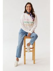TATUUM Bluza w kolorze białym rozmiar: XL. Białe bluzy sportowe Tatuum, xl, bez wzorów, bez kaptura. Za 180.49 zł.