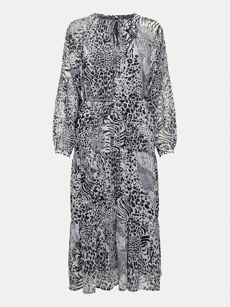 ONLY Sukienka codzienna Ria 15329223 Szary Regular Fit. Szare sukienki Only, na co dzień, m, bez wzorów, z syntetyku, bez kołnierzyka, bez ramiączek, proste. Za 99.99 zł.