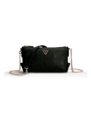 Guess Torebka w kolorze czarnym - 21 x 13 x 7 cm rozmiar: onesize. Czarne torby na ramię Guess, z aplikacjami, z materiału, na ramię, bez dodatków. Za 233.33 zł.