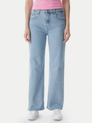 Tommy Jeans Jeansy Mia DW0DW23112 Niebieski jasny Straight Fit. Niebieskie jeansy Tommy Jeans, bez wzorów. Za 409.99 zł.