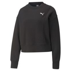 Bluza Sportowa Damska Puma Her Tr. Czarne bluzy Puma, s, bez wzorów, bez kaptura. Za 175.99 zł.