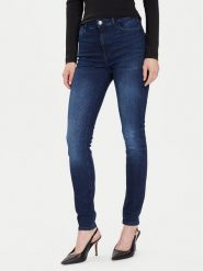 Guess Jeansy W5BA46 D0791 Niebieski Skinny Fit. Niebieskie jeansy Guess, z aplikacjami. Za 422.57 zł.