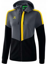 Erima Kurtka sportowa "Squad" w kolorze szaro-czarnym rozmiar: 42. Czarne kurtki sportowe Erima, bez wzorów, z materiału, bez kaptura, outdoorowe. Za 108.45 zł.