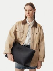 Tommy Jeans Torebka Tjw Must Tote AW0AW18772 Czarny. Czarne shopper Tommy Jeans, bez wzorów, z jeansu, bez dodatków. Za 409.99 zł.