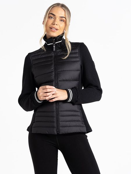 Dare 2b Kurtka hybrydowa "Chilly" w kolorze czarnym rozmiar: 46. Czarne kurtki sportowe Dare 2b, bez wzorów, bez kaptura, outdoorowe. Za 188.40 zł.