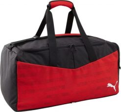 Torba podróżna Puma individualRISE Medium. Czerwone torby na ramię Puma, bez wzorów, z materiału, sportowe, na ramię, bez dodatków. Za 141.99 zł.