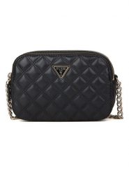 Guess Torebka w kolorze czarnym - 20 x 14 x 8 cm rozmiar: onesize. Czarne torby na ramię Guess, z aplikacjami, z materiału, na ramię, pikowane, bez dodatków. Za 436.14 zł.