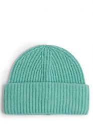 Marie Lund czapka z kaszmiru Kobiety Kaszmir zielony, ONE SIZE. Zielone czapki Marie Lund, bez wzorów, z kaszmiru. Za 249.95 zł.