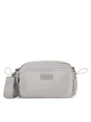JENNY Torebka JNY-M-008-07 Szary. Szare listonoszki Jenny, bez wzorów, z materiału, bez dodatków. Za 139.99 zł.