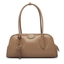 Torebka Calvin Klein. Brązowe torebki klasyczne Calvin Klein, bez wzorów, bez dodatków. Za 649.99 zł.