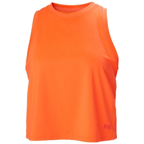 Damski crop top Helly Hansen Ocean Cropped. Brązowe topy Helly Hansen, bez wzorów, bez kołnierzyka, bez ramiączek. Za 207.50 zł.