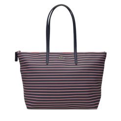 Torebka Lacoste. Niebieskie torebki klasyczne Lacoste, bez wzorów, bez dodatków. Za 369.99 zł.