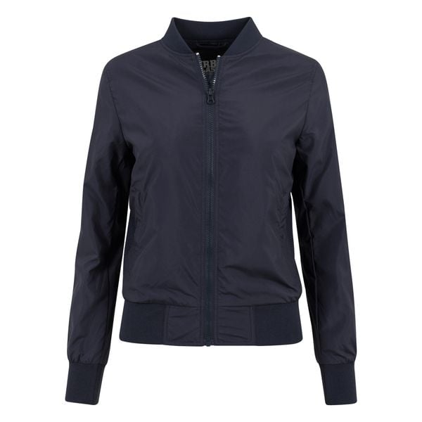 Parka damska Urban Classic bomber light. Czarne parki Urban Classics, l, z poliesteru, klasyczne, bez kaptura. Za 174.35 zł.