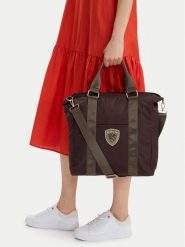 Blauer Torebka S6SILVA01/TWE Brązowy. Brązowe torebki klasyczne Blauer, bez wzorów, z materiału, bez dodatków. Za 379.99 zł.