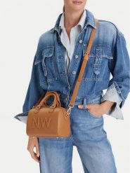 Nine West Torebka EO-Lira II-LX20085 Brązowy. Brązowe torebki klasyczne Nine West, bez wzorów, z materiału, bez dodatków. Za 269.99 zł.