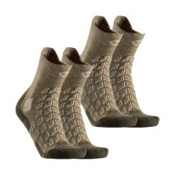 Skarpety trekkingowe kobieta Therm-ic Trekking Cool Crew Lady zestaw 2 par. Brązowe skarpety THERM-IC, bez wzorów. Za 224.00 zł.