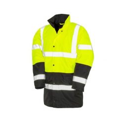 Dwukolorowa parka ochronna Result. Czarne parki RESULT, s, biznesowe, bez kaptura. Za 184.90 zł.