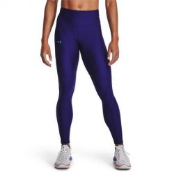 Legginsy treningowe damskie Under Armour Mesh Panel Leg. Fioletowe legginsy Under Armour, xl, bez wzorów, z materiału. Za 413.00 zł.