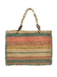 BLE Torebka w kolorze jasnobrązowo-zielonym - 35 x 30 x 15 cm rozmiar: onesize. Brązowe torebki klasyczne BLE, bez wzorów, z bawełny, bez dodatków. Za 152.12 zł.
