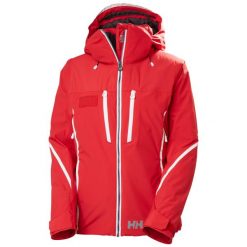 Damska kurtka narciarska Helly Hansen Acer Ins. Czerwone kurtki narciarskie Helly Hansen, bez wzorów, bez kaptura, narciarskie. Za 2,188.50 zł.
