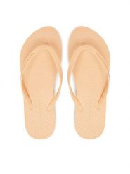 Tommy Hilfiger Japonki Hilfiger Strap Beach Sandal FW0FW08736 Pomarańczowy. Brązowe klapki TOMMY HILFIGER, bez wzorów, z materiału, bez obcasa. Za 179.99 zł.