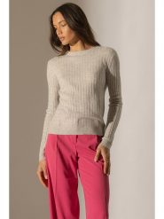 Perfect Cashmere Kaszmirowy sweter "Kylie" w kolorze beżowym rozmiar: M. Brązowe swetry Perfect Cashmere, m, bez wzorów, z kaszmiru, bez ramiączek. Za 347.99 zł.