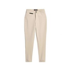 Damskie legginsy Superdry Luxe. Czarne legginsy Superdry, m, bez wzorów, z materiału. Za 747.40 zł.