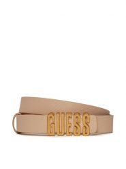 Guess Pasek Damski BW7848 P3425 Beżowy. Brązowe paski Guess, z aplikacjami, ze skóry. Za 219.99 zł.