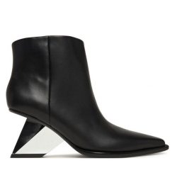 Botki United Nude. Czarne botki United Nude, bez wzorów, bez obcasa, na słupku, bez zapięcia. Za 1,679.00 zł.