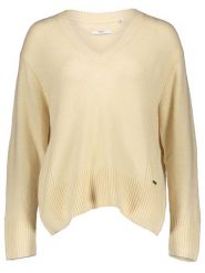 Pepe Jeans Sweter w kolorze beżowym rozmiar: S. Brązowe swetry Pepe Jeans, s, bez wzorów, z jeansu, bez ramiączek. Za 105.63 zł.