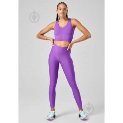 Legginsy Damskie Fitness Casall Z Wysokim Stanem. Fioletowe legginsy Casall, bez wzorów, z podwyższonym stanem. Za 369.99 zł.