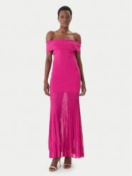 MICHAEL Michael Kors Sukienka dzianinowa MS683HGBFD Różowy Slim Fit. Czerwone sukienki MICHAEL Michael Kors, xs, bez wzorów, z dzianiny, bez kołnierzyka, bez ramiączek. Za 1,389.00 zł.