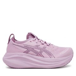 Buty do biegania Asics. Fioletowe obuwie sportowe Asics, bez zapięcia, do biegania. Za 749.99 zł.