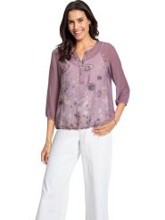 WITT WEIDEN Bluzka w kolorze jasnoróżowym rozmiar: 54. Różowe bluzki WITT WEIDEN, bez wzorów, bez kołnierzyka, bez ramiączek. Za 52.55 zł.