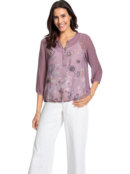 WITT WEIDEN Bluzka w kolorze jasnoróżowym rozmiar: 54. Różowe bluzki WITT WEIDEN, bez wzorów, bez kołnierzyka, bez ramiączek. Za 52.55 zł.