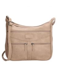 Beagles Torebka "Murcia" w kolorze beżowym - 30 x 27 x 3 cm rozmiar: onesize. Brązowe torby na ramię Beagles, bez wzorów, z materiału, na ramię, bez dodatków. Za 78.99 zł.