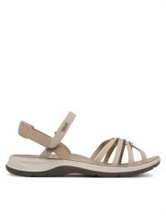 Teva Sandały Tirra Traveler 1166130 Écru. Sandały Teva, bez wzorów, z materiału, bez obcasa, na płaskiej podeszwie, bez zapięcia. Za 399.99 zł.
