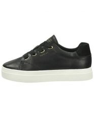 GANT Footwear Skórzane sneakersy "Gant" w kolorze czarnym rozmiar: 41. Czarne trampki GANT Footwear, bez wzorów, bez zapięcia. Za 352.21 zł.