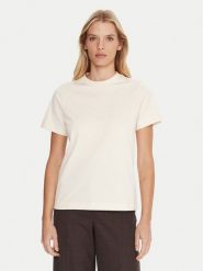 Lacoste T-Shirt TF0355 Beżowy Regular Fit. Brązowe t-shirty Lacoste, bez wzorów, z bawełny, bez kołnierzyka, bez ramiączek. Za 359.99 zł.