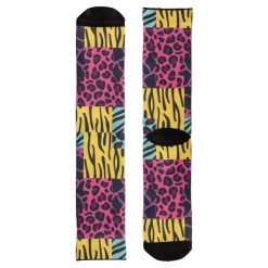 Skarpetki sublimowane animal print 35-38. Fioletowe skarpety 2117 OF SWEDEN, bez wzorów, z elastanu. Za 123.99 zł.
