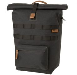 Torba rowerowa pojedyncza wodoszczelna 17 l antracytowa. Szare torby na laptopa AGU, bez wzorów, z bawełny, na ramię. Za 523.75 zł.