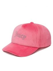 Juicy Couture Czapka z daszkiem Veronica JCAWH224702 Różowy. Czerwone czapki Juicy Couture, bez wzorów, z materiału. Za 89.99 zł.