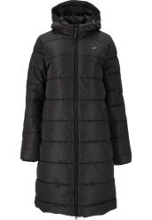 Płaszcz zimowy damski Whistler Amaret. Czarne płaszcze Whistler, na zimę, uniwersalny, bez wzorów, z materiału, z kapturem. Za 382.80 zł.