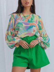 LA Angels Bluzka ze wzorem rozmiar: L. Bluzki LA Angels, l, bez wzorów, bez kołnierzyka, bez ramiączek. Za 126.99 zł.