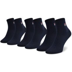 Fila Quarter Skarpety 6-pack Unisex Granatowe 43-46. Niebieskie skarpety Fila, bez wzorów. Za 164.99 zł.