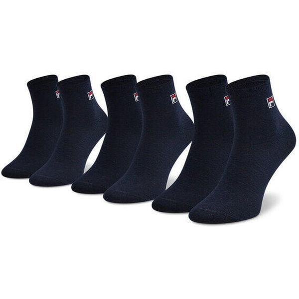 Fila Quarter Skarpety 6-pack Unisex Granat 43-46. Niebieskie skarpety Fila, bez wzorów. Za 165.99 zł.