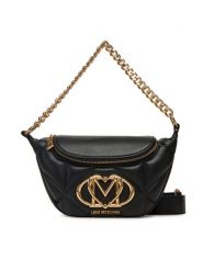LOVE MOSCHINO Saszetka nerka JC4187PP0NLC0000 Czarny. Czarne torebki klasyczne Love Moschino, bez wzorów, ze skóry, bez dodatków. Za 1,019.00 zł.